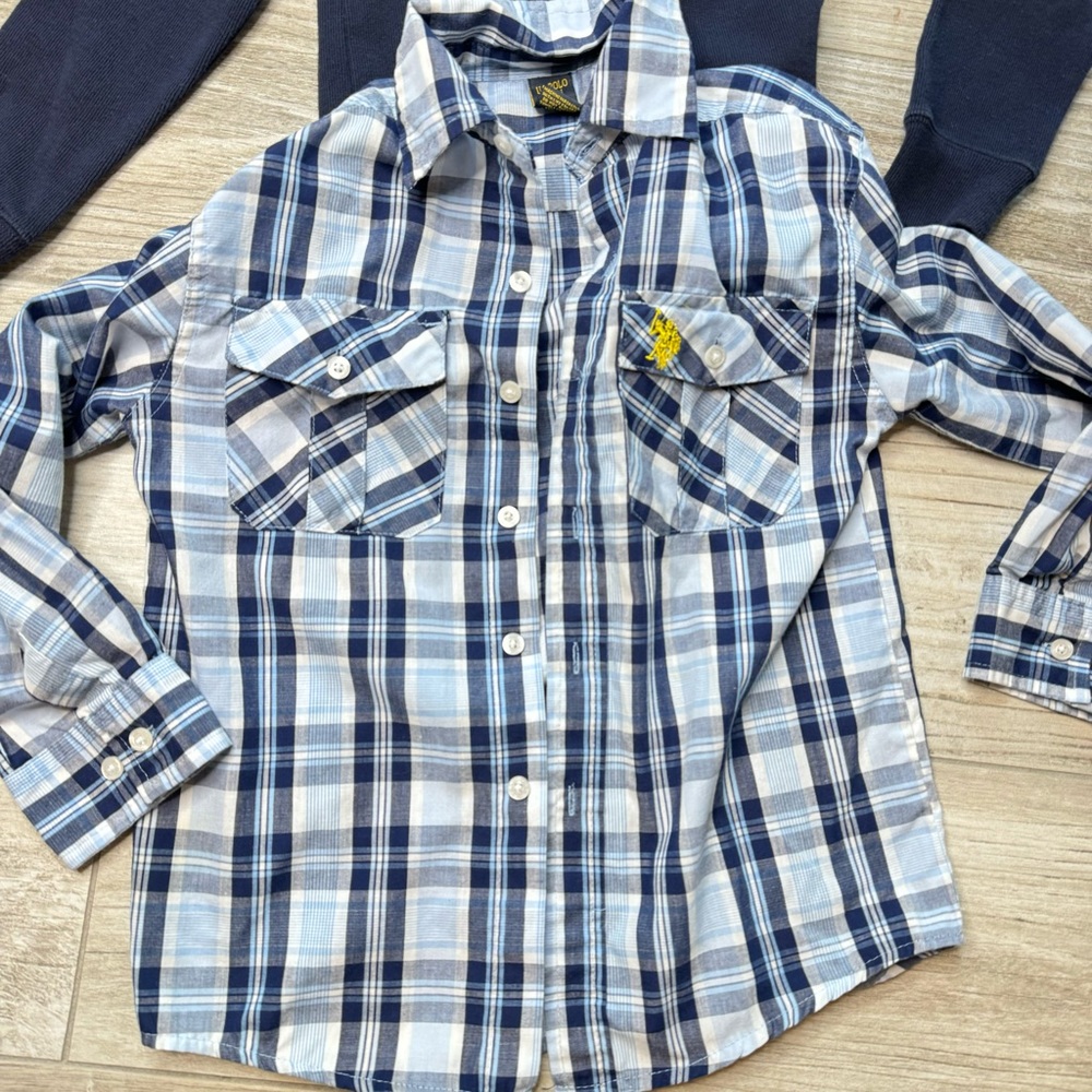 POLO RALPH LAUREN Boys Sweater and Shirt Size 8 - Picture 6 of 11